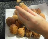 Foto del paso 6 de la receta: Buñuelos de yogur con crema de chocolate