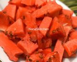 A picture of step 1 of Watermelon Slush 🍉😋.
