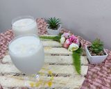 A picture of step 2 of Banana milk shake.