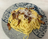 Foto del paso 7 de la receta: Espaguetis a la Carbonara (sin nata)