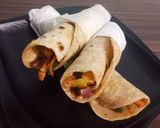 A picture of step 2 of Paneer roll.