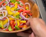 A picture of step 2 of Pork Fajitas with Vegetables.