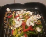 A picture of step 1 of Chicken breast with patty pan & basil.