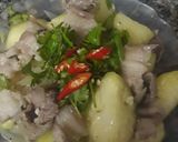 Hình bước làm 4 của món Dưa hường kho thịt ba rọi