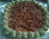 Foto langkah ke 13 dari resep Cheesy Bites Pizza | Pizza dgn pinggiran keju.