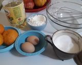 Foto del paso 1 de la receta 🍊Mandarina tentación Bizcochuelo🍊