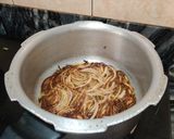 A picture of step 4 of SPICY HING LAUKI with COCONUT...