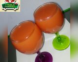 A picture of step 2 of Mix fruit juice.