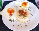 Une image de l'étape 5 de Riz sur son lit d'avocat 🥑 et œufs au plat.