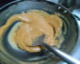A picture of step 2 of Kesariya kaju pedha.