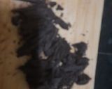A picture of step 1 of (meethi recipe)Small pinnata heart shape dark chocolates.
