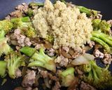 Foto del paso 4 de la receta Salteado de quinoa con carne picada