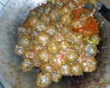 Foto langkah ke 9 dari resep Bola bola ospor daun sampeu (singkong) bumbu sate #TeamTress.