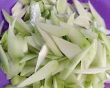 Foto langkah ke 1 dari resep Tumis labu Siam+toge.