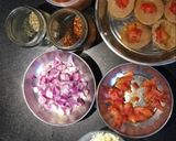 A picture of step 2 of Pizza puri.