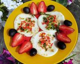 A picture of step 6 of Vegetables Uttapum.