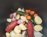 Foto del paso 1 de la receta: Chícharos picantes en olla GM