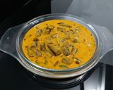 A picture of step 10 of Okra in Yogurt Sauce / Dahi Bhindi.
