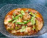 A picture of step 10 of Charsi karahi.
