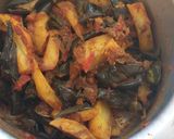 A picture of step 6 of Brinjal,Potatoes n Capsicum#authors marathon.
