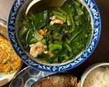 A picture of step 6 of Sweet Mustard Green Soup w/ Shrimp | Canh Cải Ngọt Xanh.