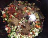 A picture of step 2 of # mixed vegetables pulao in my style.