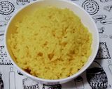 A picture of step 2 of Yellow coconut chicken rice & easy grilled chicken.