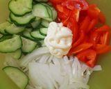 Фото кроку 3 до Фрешроли з курячими нагетсами.