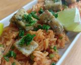 Une image de l'étape 6 de 🌱 Riz Pilaf à la tomate et au tofu aux herbes.