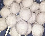 Foto langkah ke 2 dari resep BAKSO BAKAR TEFLON NAMPOL PEDES ala Depan Kampus Poltekkes solo.