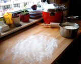 德國香菇雞: DJ's 5分鐘免揉麵團Pizza for 2p的食譜步驟4照片