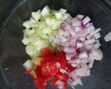 A picture of step 2 of Makhana Bhel.