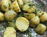 A picture of step 2 of Chutney Potatoes.