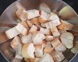 Foto del paso 2 de la receta: Migas de pan con pimiento verde y chorizo
