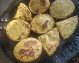 A picture of step 3 of Achari tortillas.