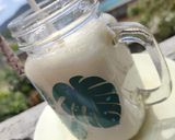 A picture of step 4 of Banana shake.