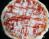 Foto langkah ke 7 dari resep Pizza teflon anti gagal tanpa telur.
