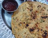 A picture of step 9 of Jowar Roti (in Sindhi Doda).