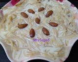 A picture of step 7 of Pasta Payasam.