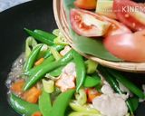 รูปขั้นตอนการทำที่ 7 ของ ผัดถั่วลันเตาหวาน|พระกระยาหารทรงโปรดของ ร.9