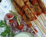 A picture of step 5 of Turkish style chicken kebabs /Eid Mubarak.