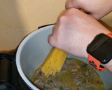 Foto del paso 2 de la receta: Espaguetti con champiñones en la olla Ninja Foodi