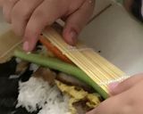 Hình bước làm 1 của món Sushi