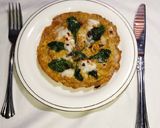 A picture of step 6 of Spinach Cheese Omelette 🧀 🧀 🥬.