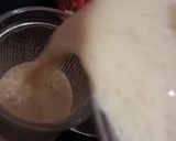 A picture of step 3 of Protein rich Sattu Buttermilk with Gond katira (liquid diet).