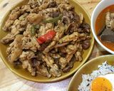 รูปขั้นตอนการทำที่ 10 ของ ระบำปีกไก่ผงกะเพราหอม