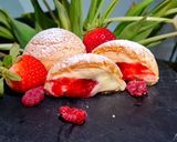 🍓 Epres choux au craquelin 🍓 recept fázis 7 fotója