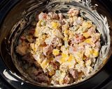A picture of step 4 of Jambalaya Dip.