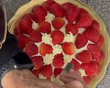 A picture of step 8 of Chocolate Dome with Strawberries and Milk Cream.