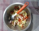 A picture of step 1 of Spicy bhel.